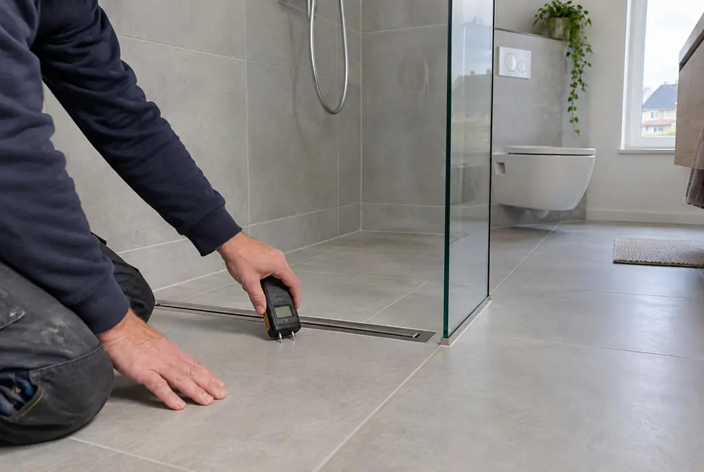 Lekdetectie Barneveld – badkamer in een nieuwbouwwoning